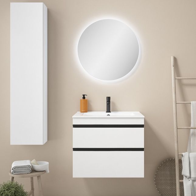 Miroir LED 60 cm, Circa