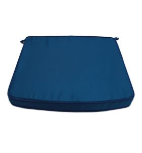 Coussin bleu marine pour fauteuil fixe en teck