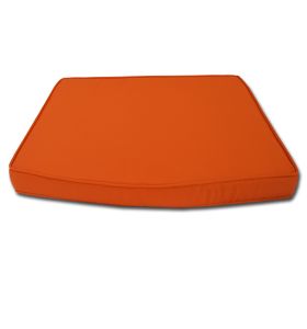 Coussin Orange pour fauteuil fixe en teck Ecograde
