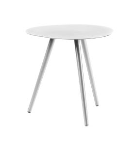 Table basse en aluminium blanc Sorrento