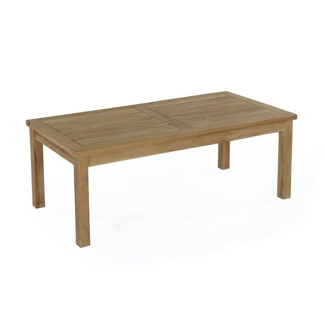 Table basse rectangulaire en teck Ecograde Coffee 120 x 60 cm
